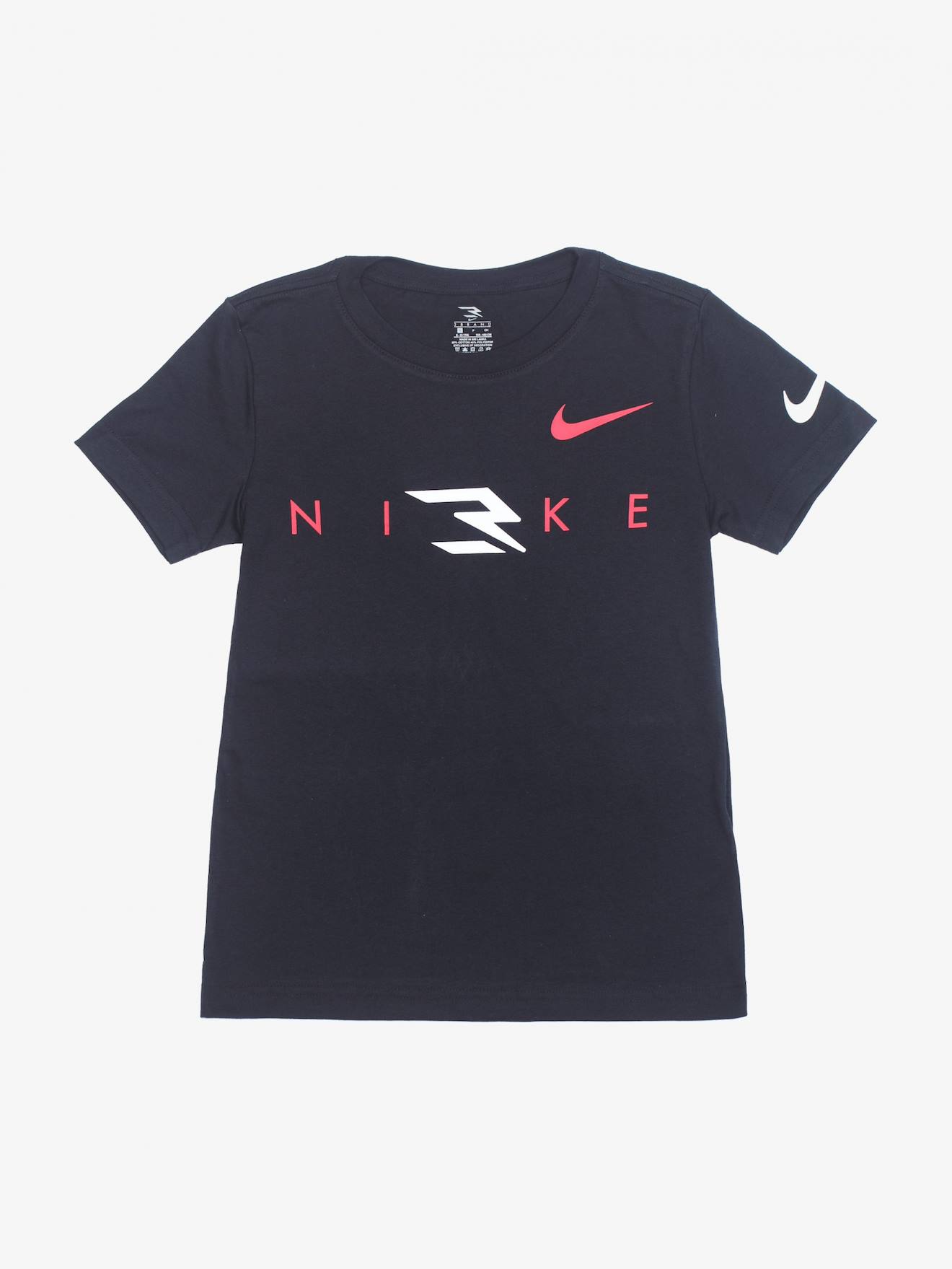 T-shirt Manches Courtes Noir / Rouge
