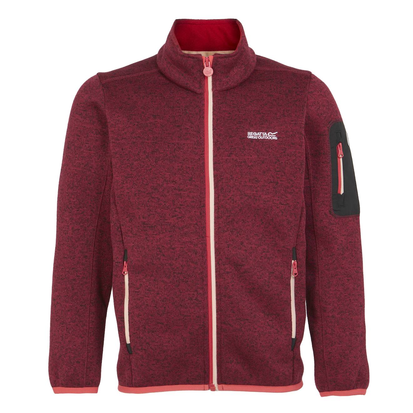 Veste Polaire Polyester Newhill Rouge Foncé / Rouge Ciel