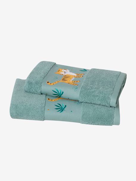 Vertbaudet - Serviette de bain Tigre vert