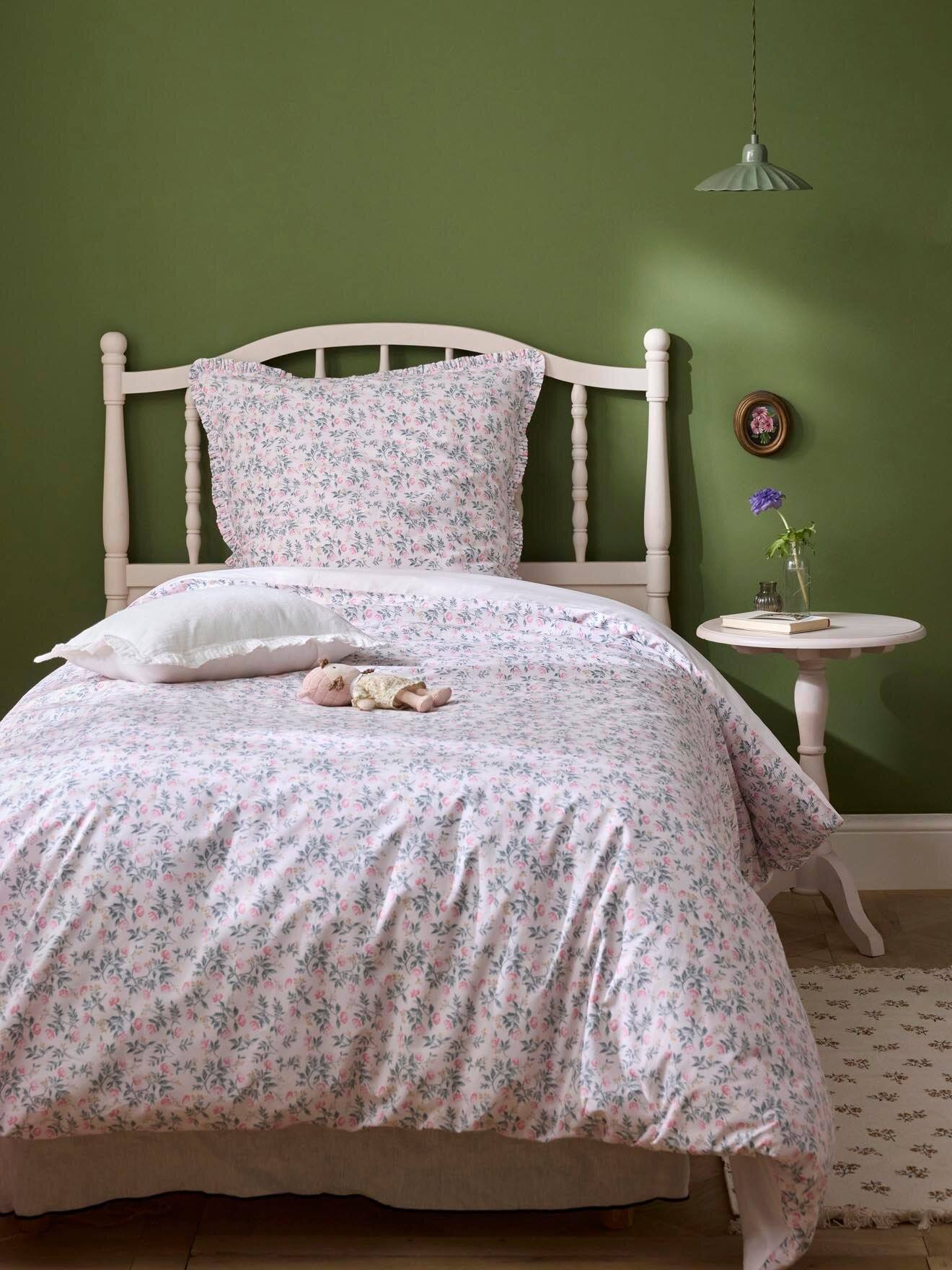 Housse De Couette Percale De Coton bosquet Imprimé Serena