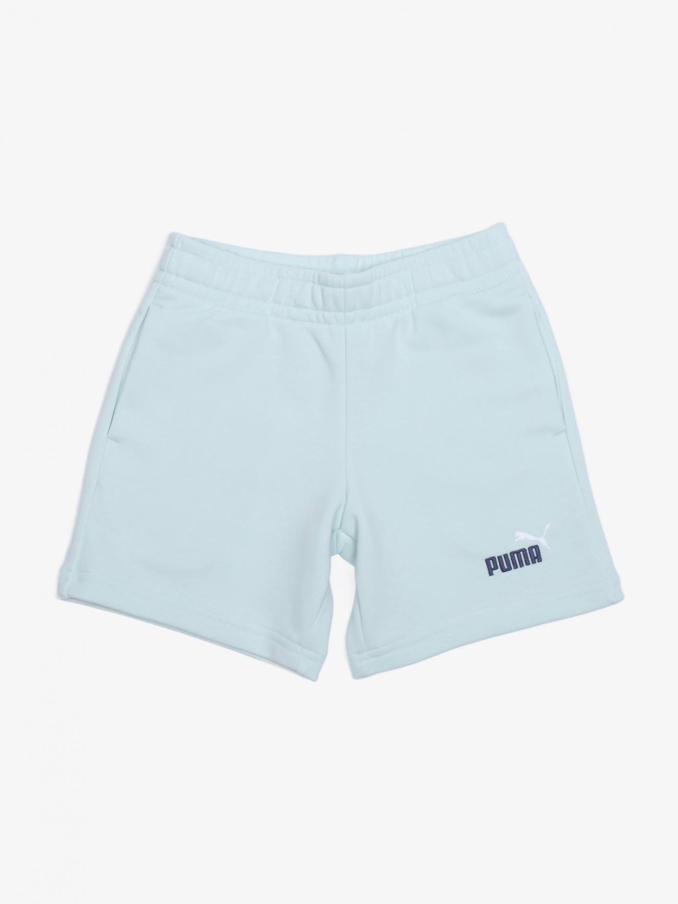 Short Taille Élastique Bleu