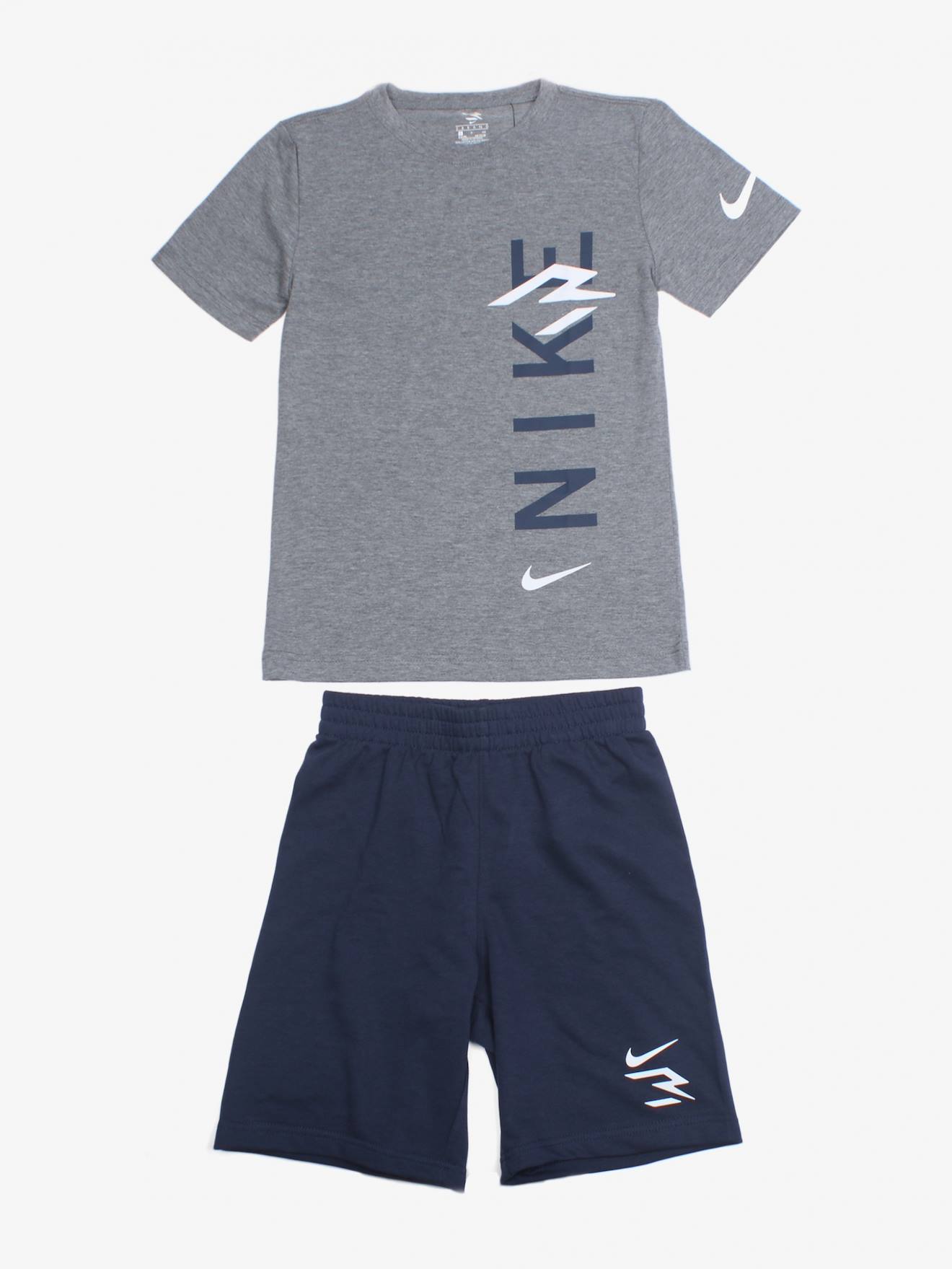 Ensemble 2 Pièces Gris / Bleu Foncé