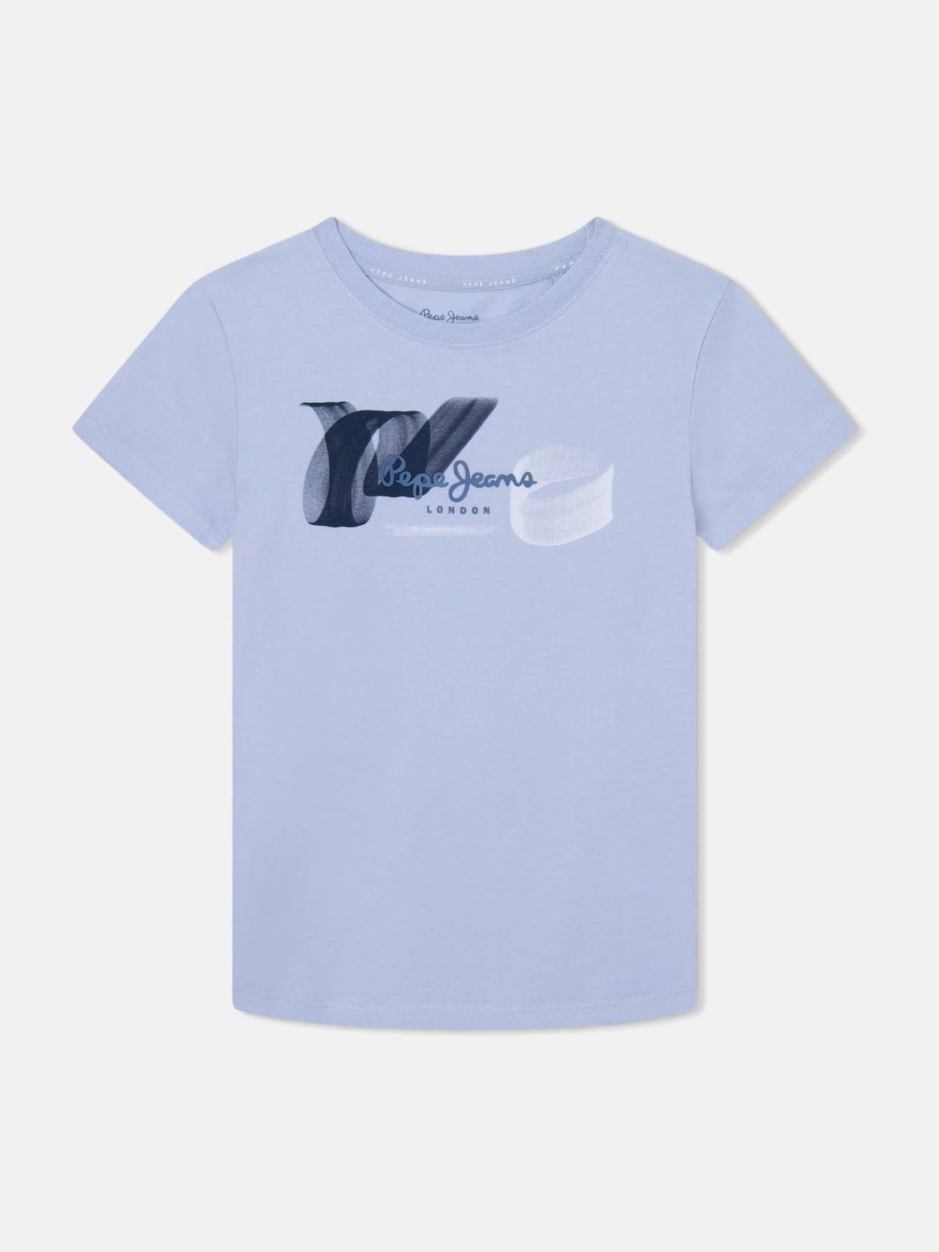 T-shirt Manches Courtes Bleu