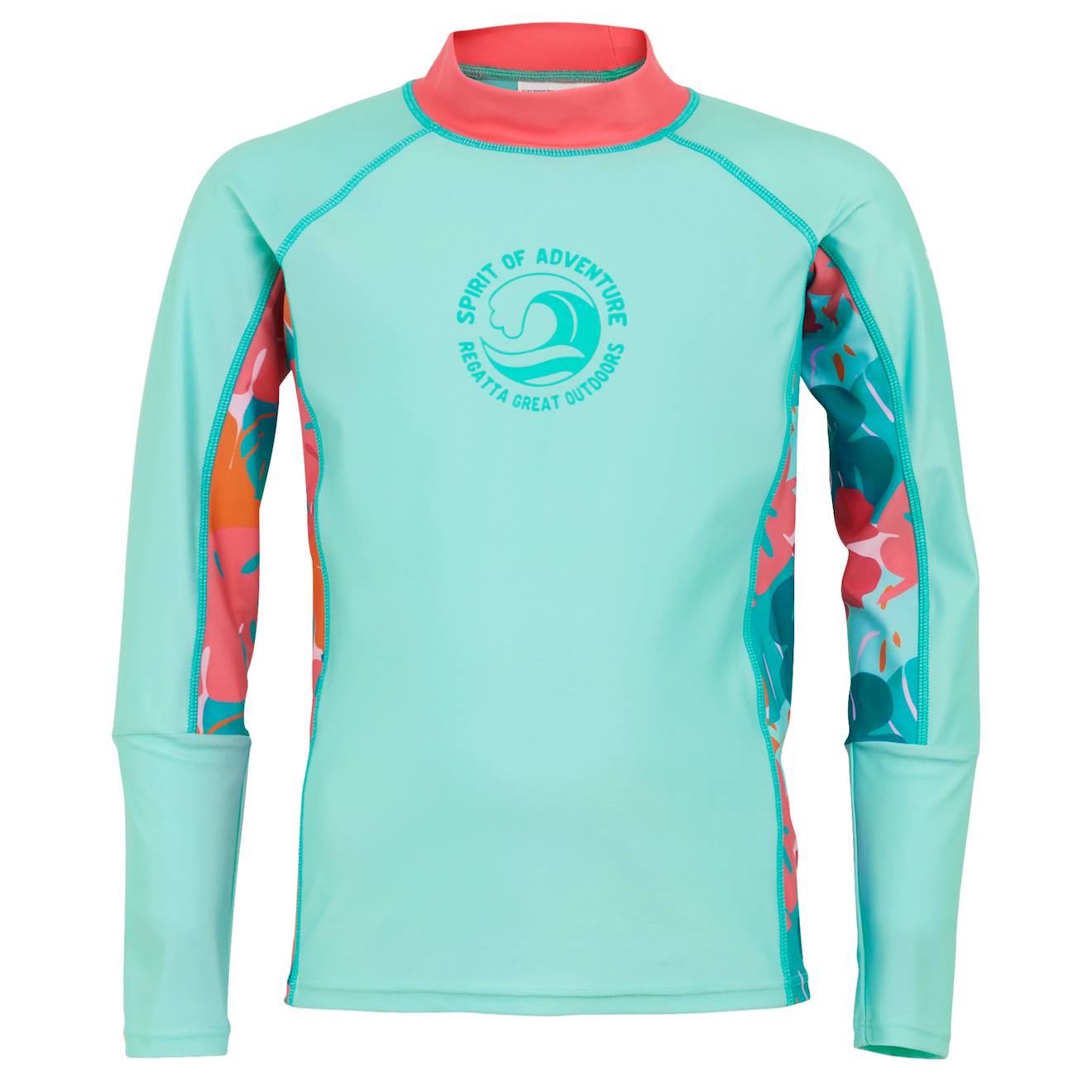 Haut De Bain Hoku Polyester Recyclé Hoku Ii Bleu Ciel / Pêche Foncée / Ble