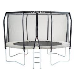 -Trampoline premium ø 430?cm avec filet de sécurité + échelle - famili 430