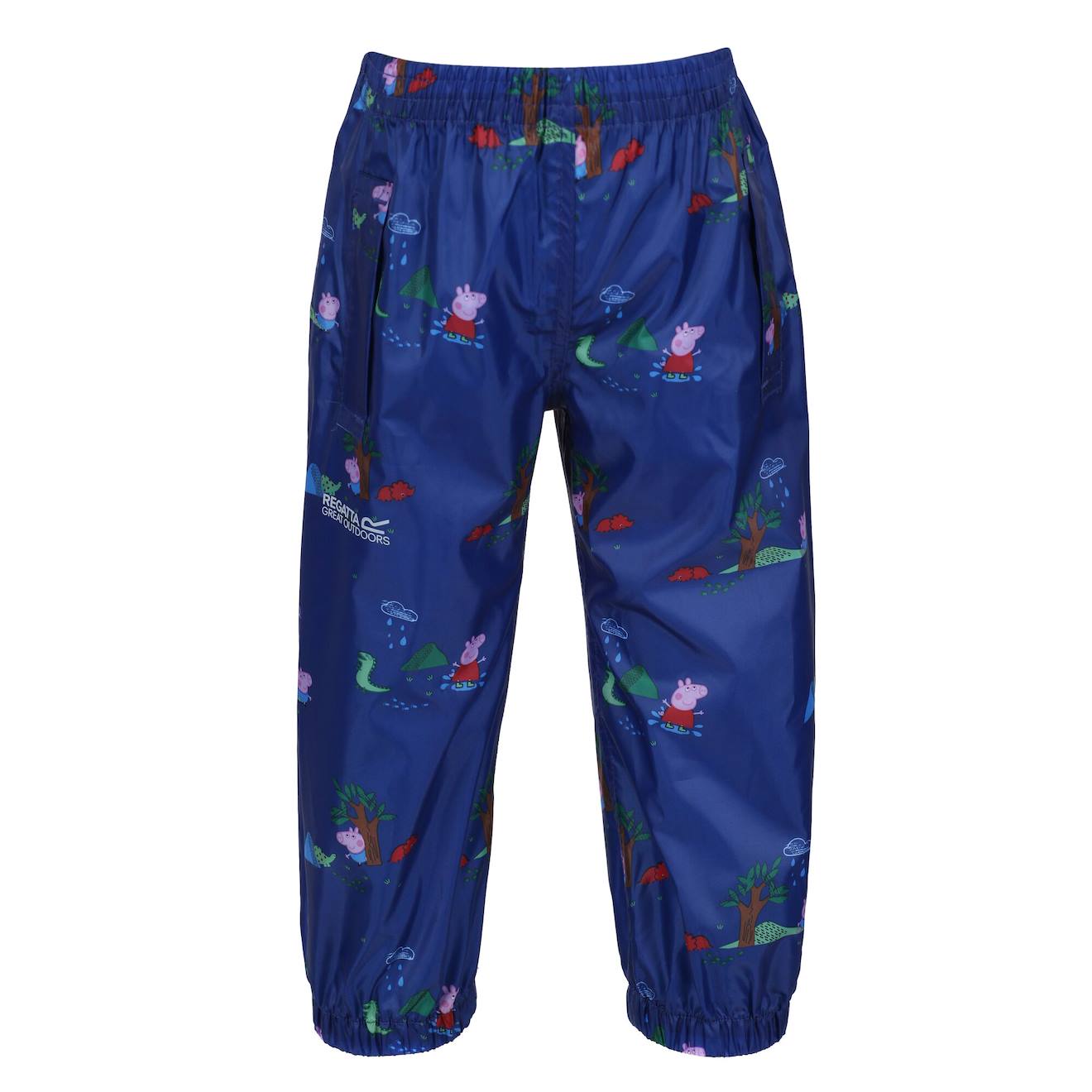 Pantalon Imperméable Synthétique Peppa Pig Bleu Roi