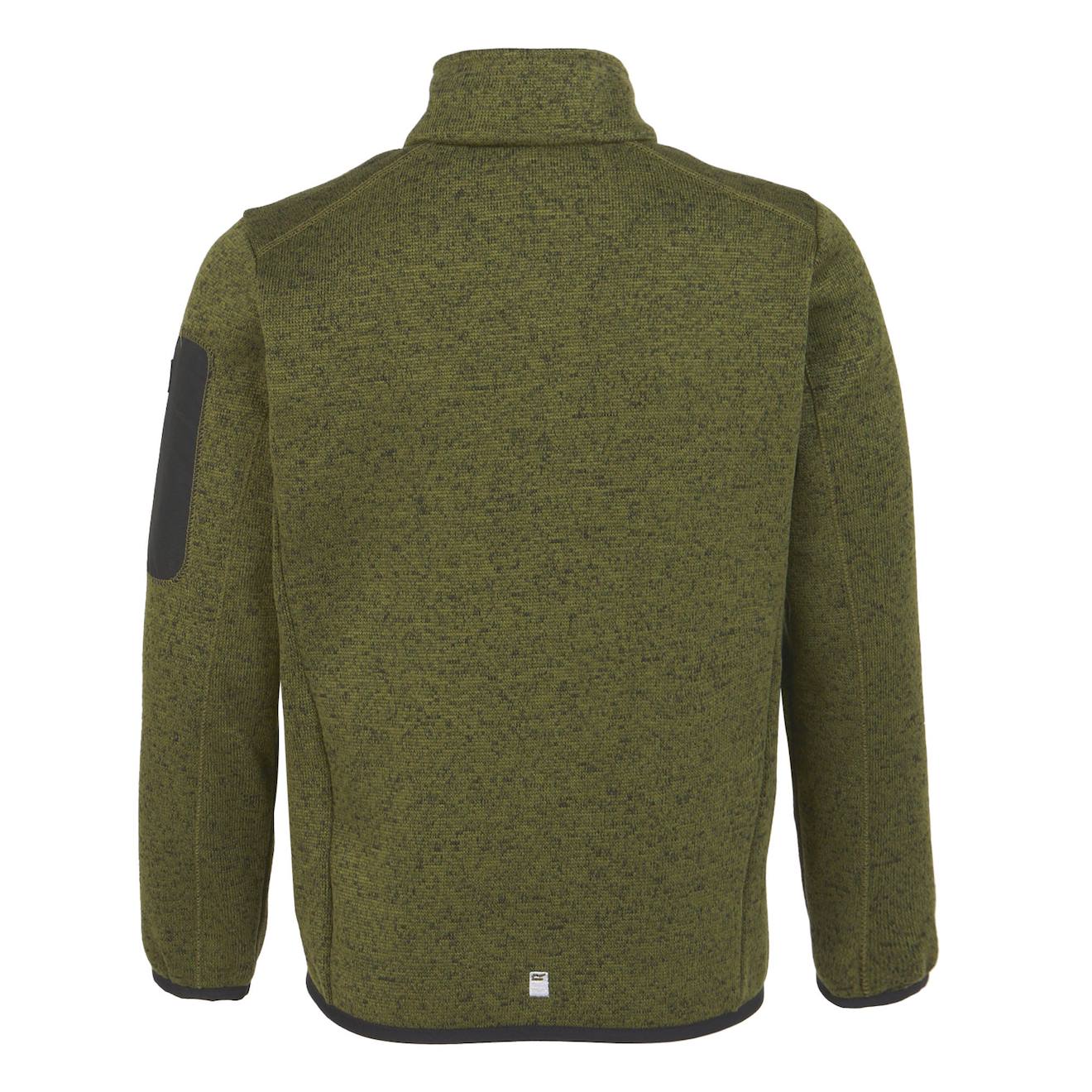 Veste Polaire Polyester Newhill Vert Néphrite / Noir