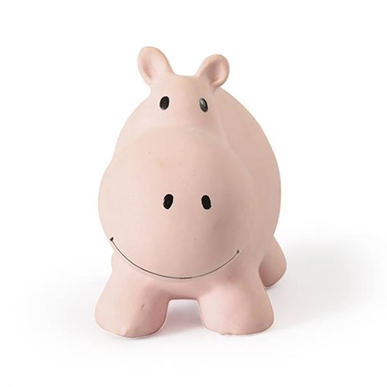 Hippopotame En Caoutchouc Naturel Rose