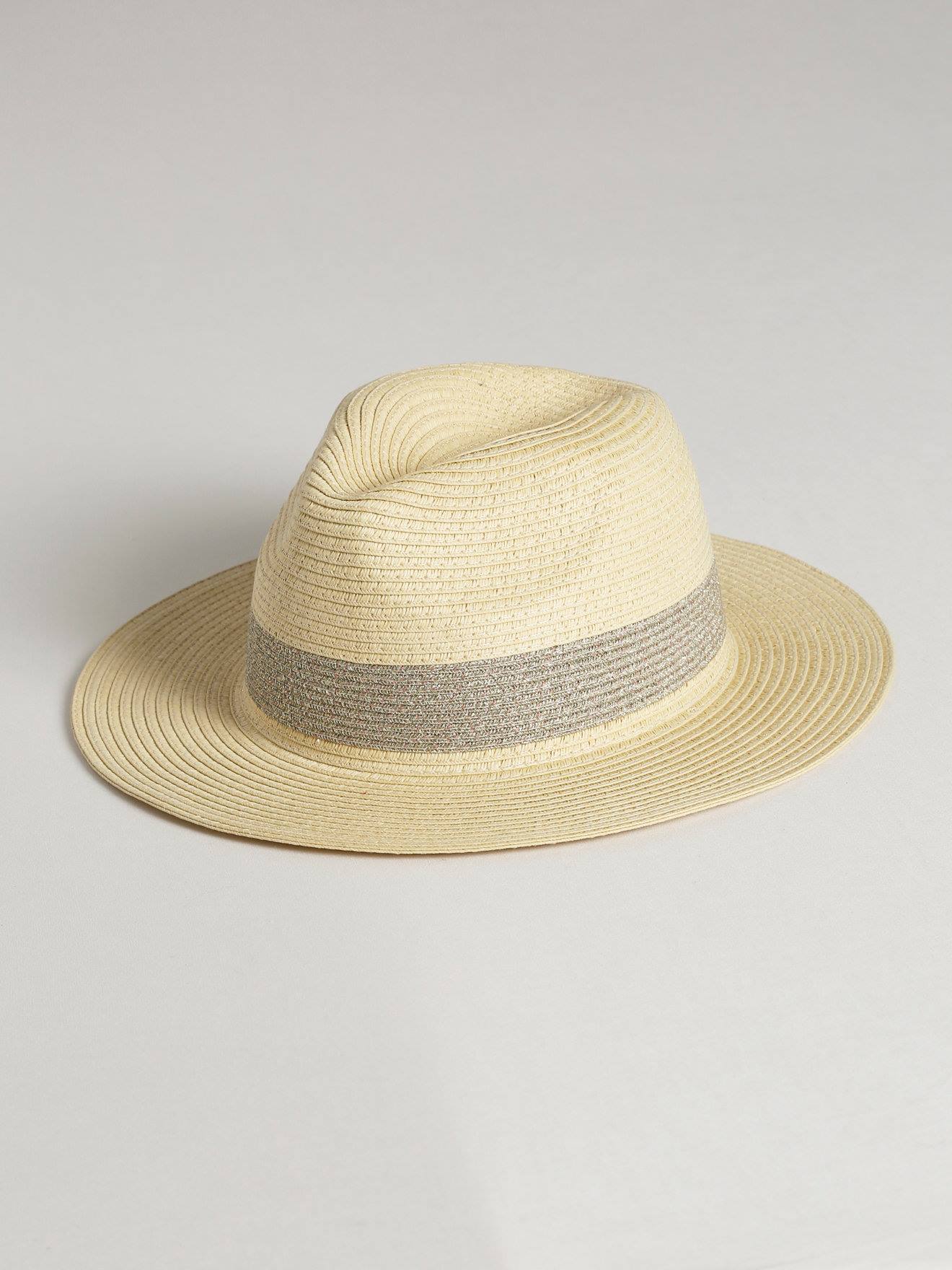 Chapeau Panama Fille Beige