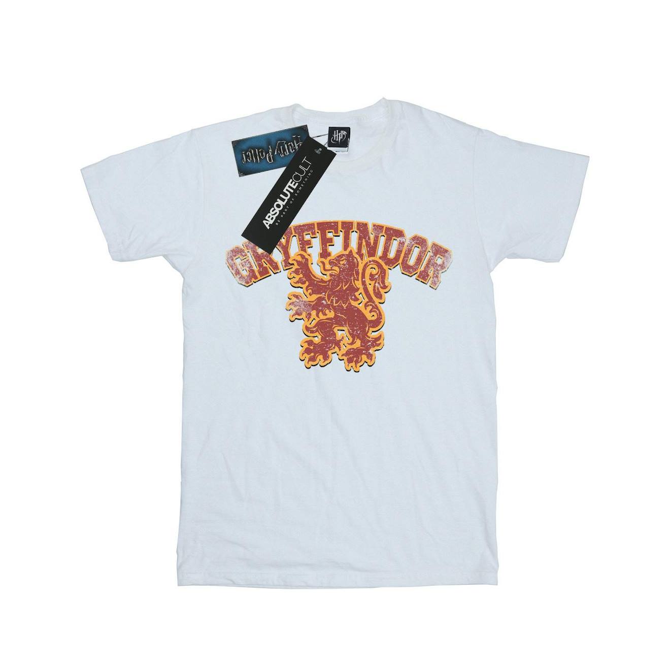 T-shirt Coton Harry Potter Gryffindor Blanc