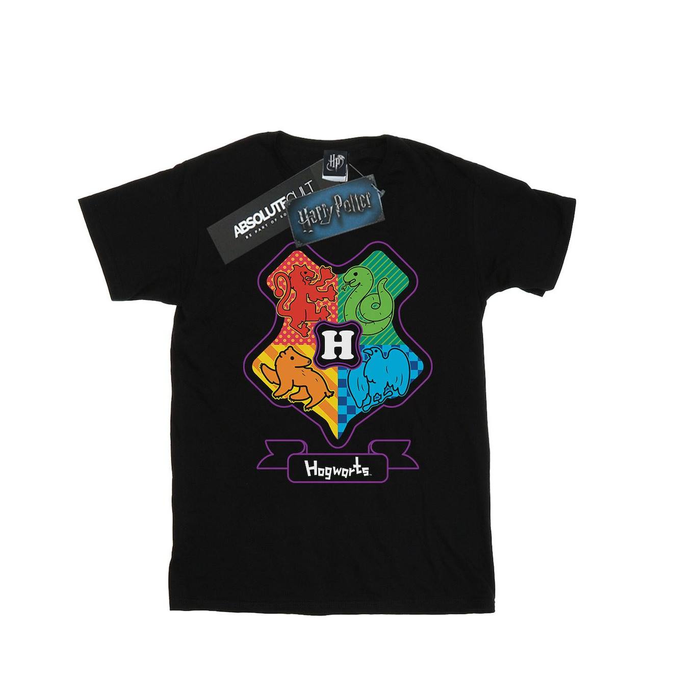 T-shirt Coton Harry Potter Noir