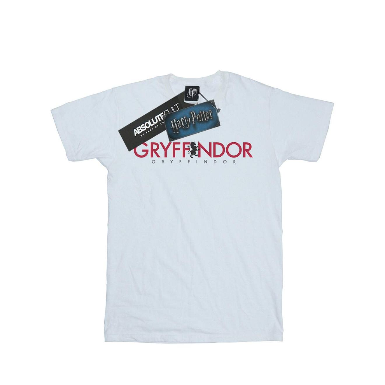 T-shirt Coton Harry Potter Gryffindor Blanc