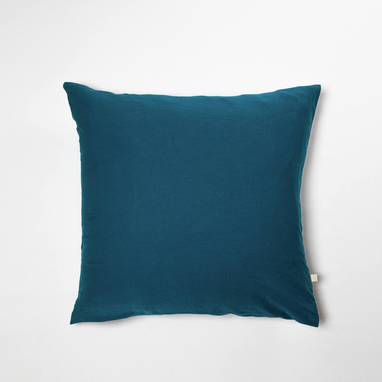 Taie D'oreiller Pur Coton Bio Bleu Nuit