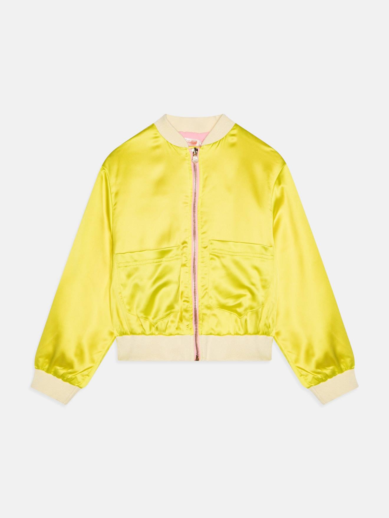 Veste À Détails Pailletés Jaune