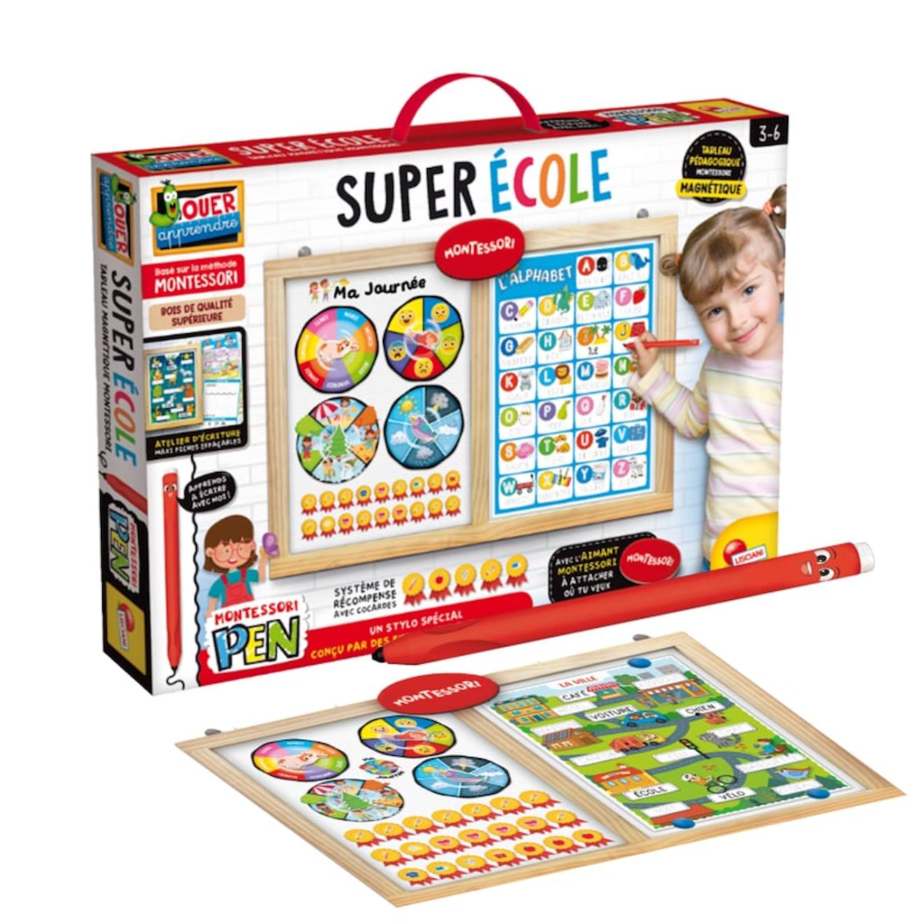 Montessori Tableau D'apprentissage Multicolore