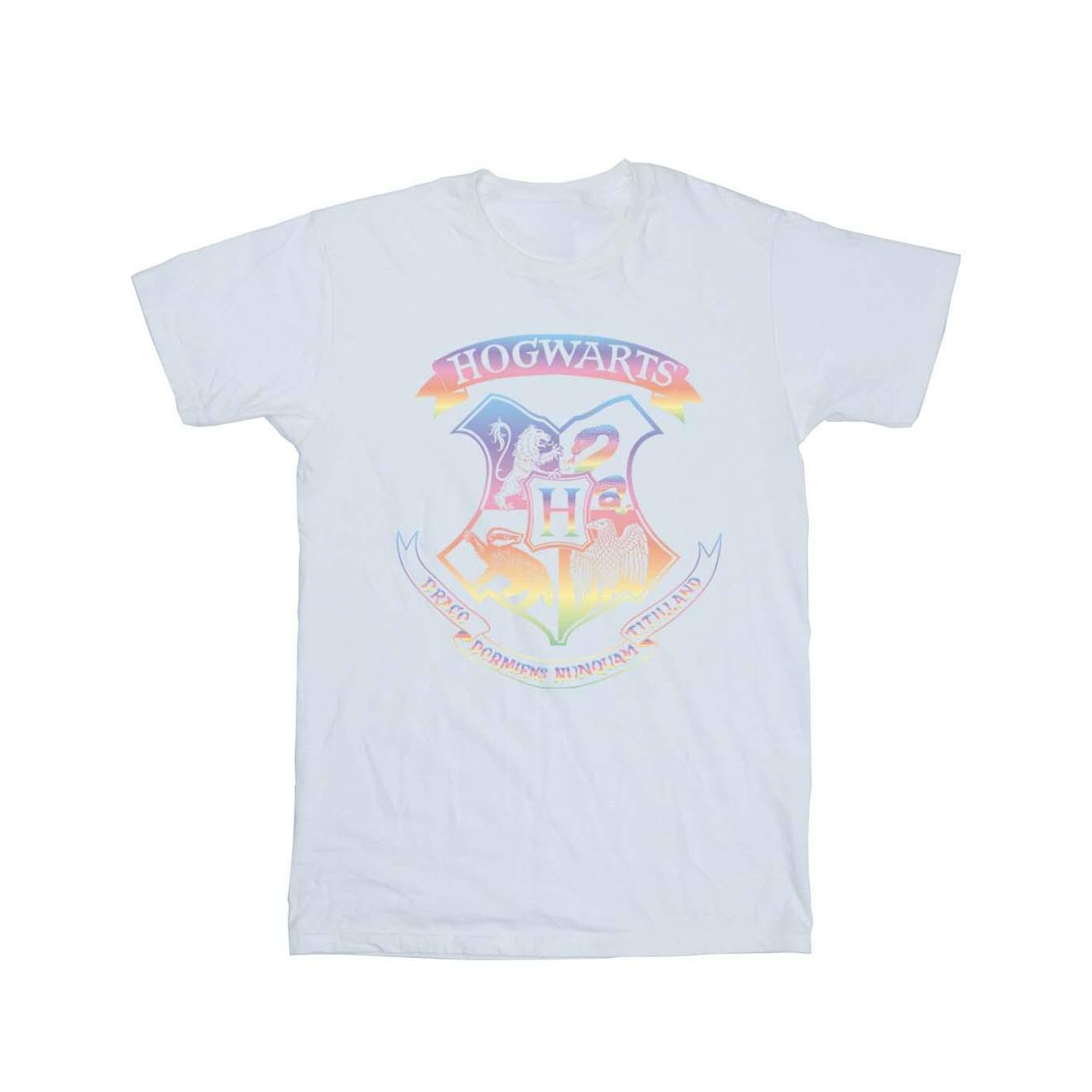 T-shirt En Coton Peigné De Qualité Supérieure Harry Potter Blanc