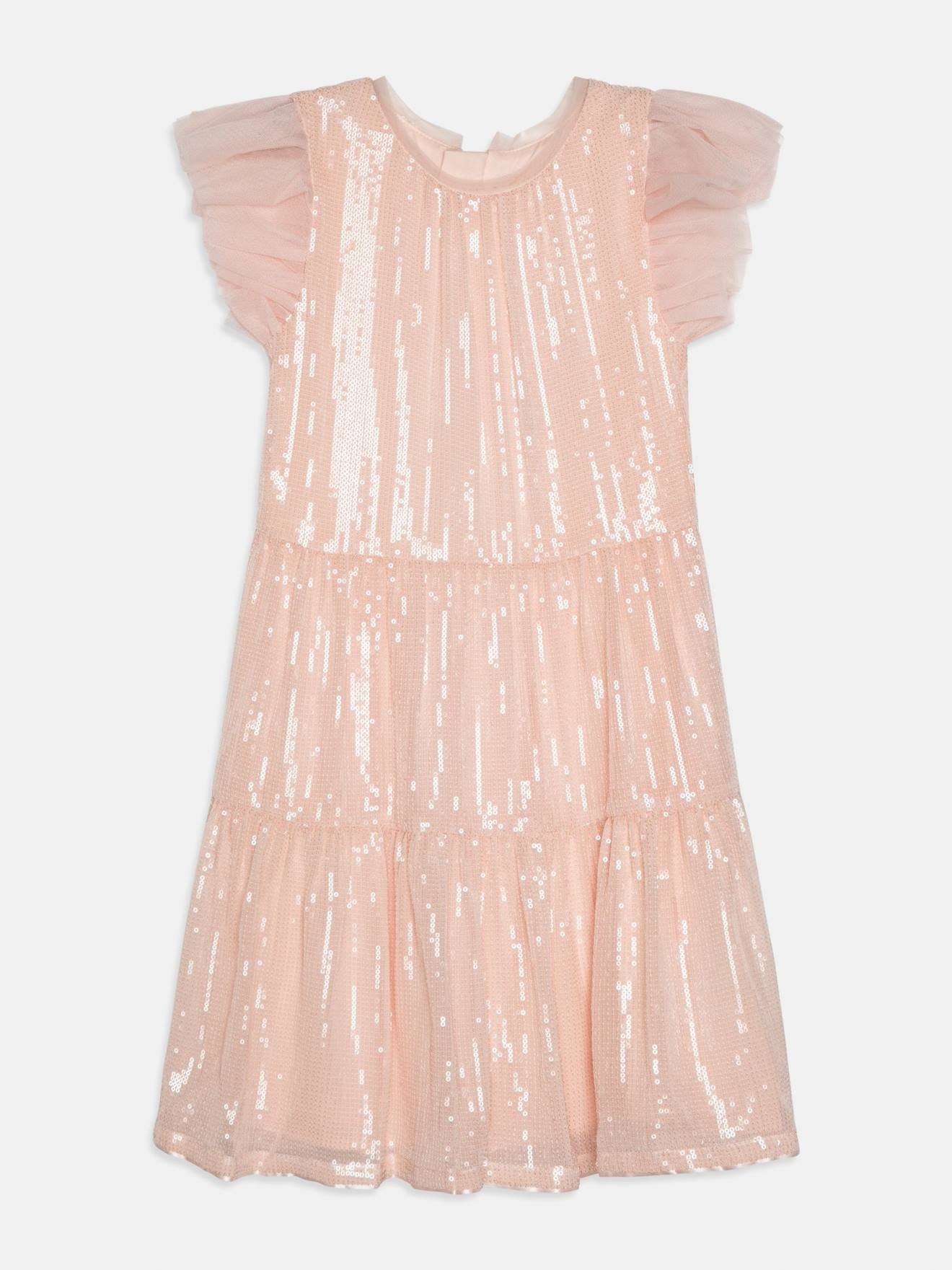 Robe À Sequins Rose