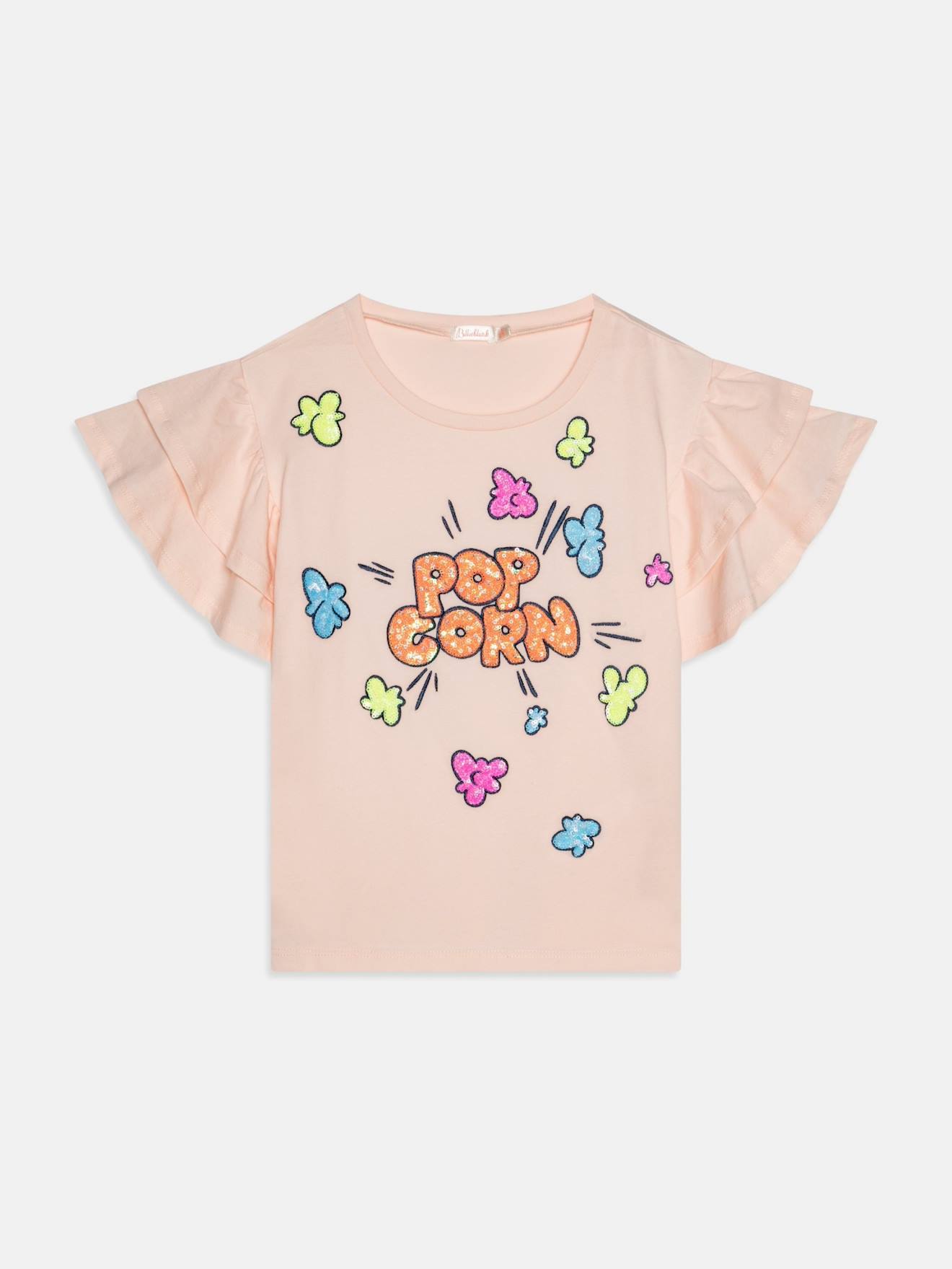 T-shirt À Sequins Rose