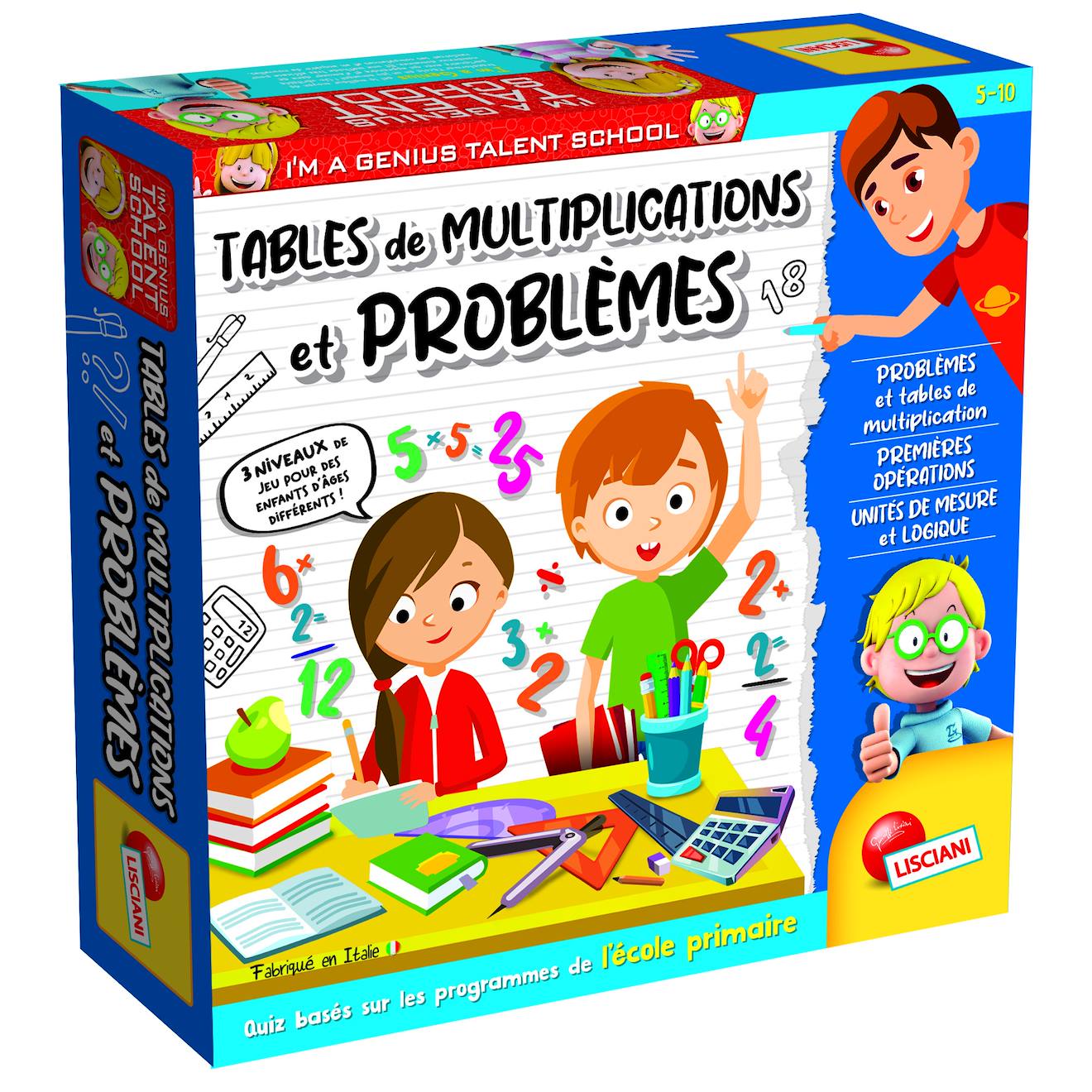 Table De Multiplications Et Problèmes Multicolore