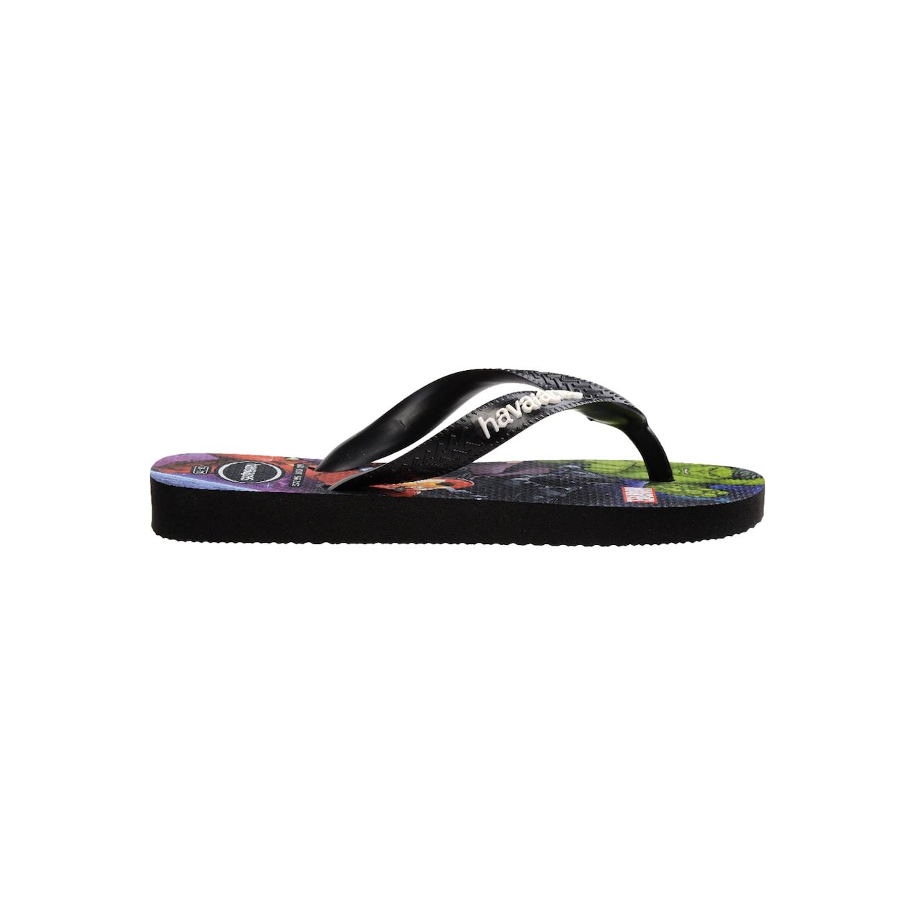 Tongs À Enfiler Noir