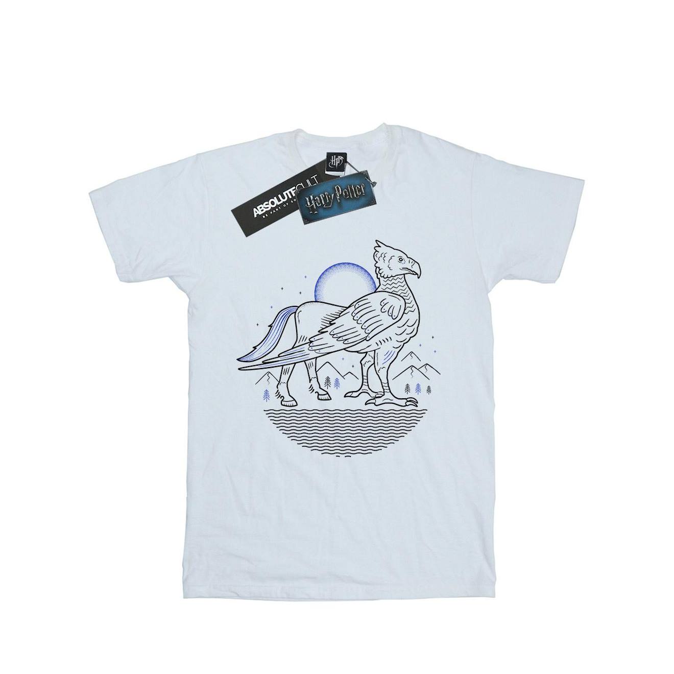 T-shirt Coton Harry Potter Blanc