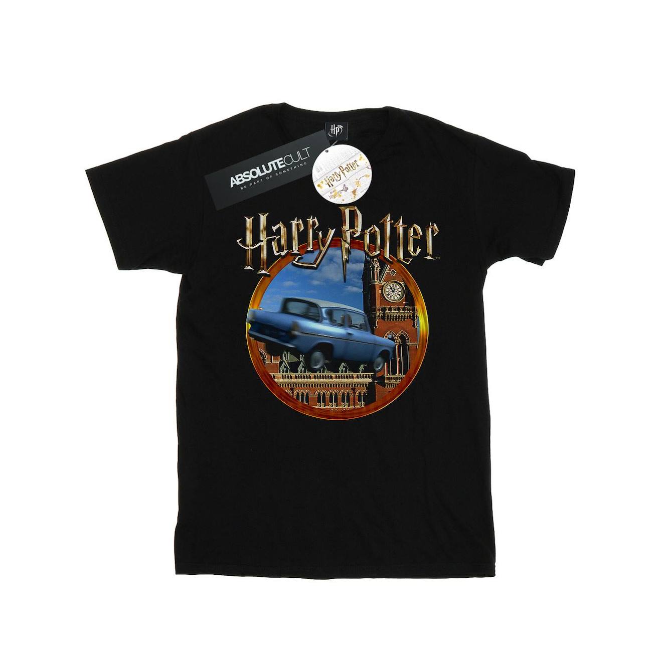 T-shirt Coton Harry Potter Noir
