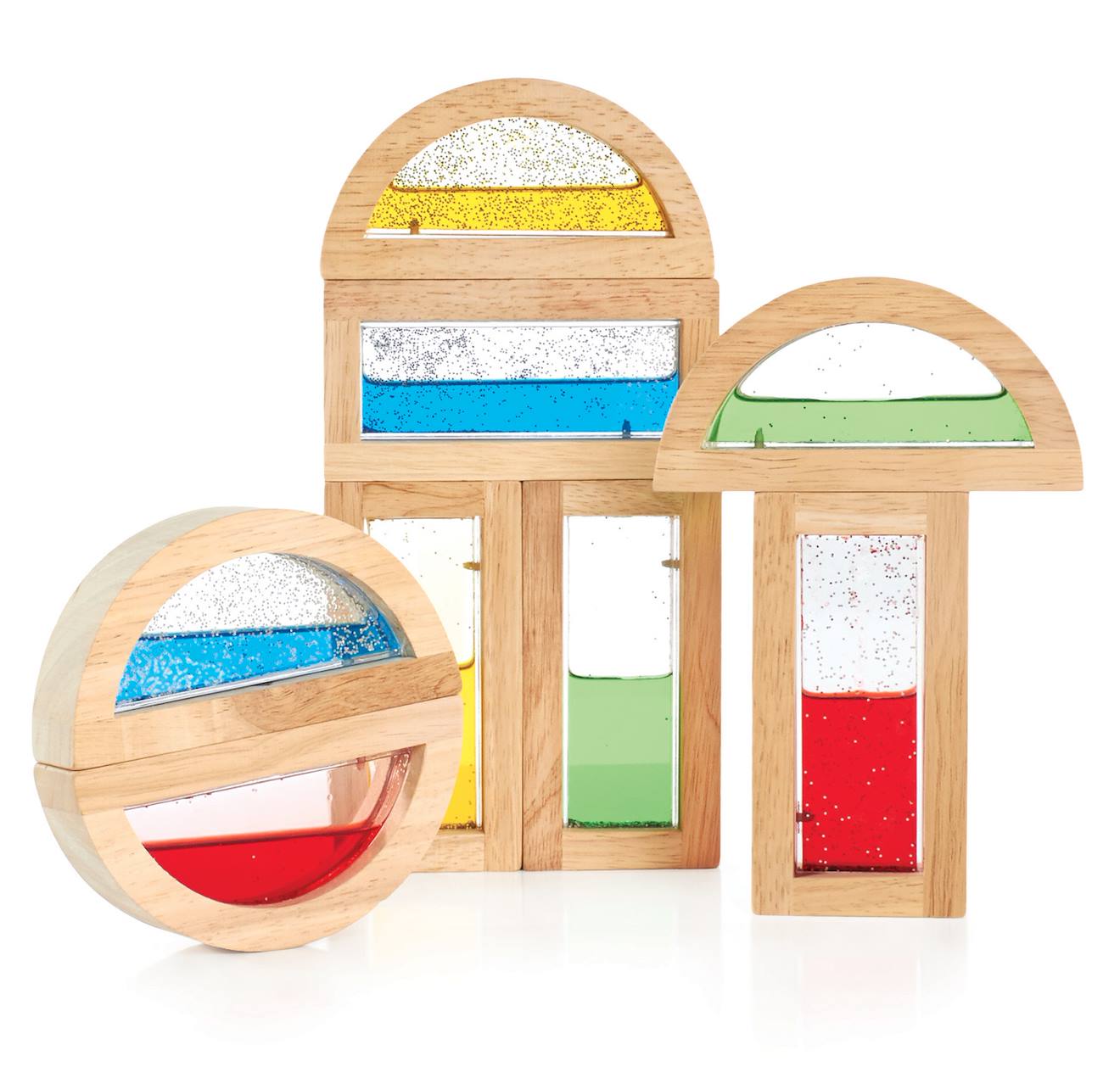 Blocs Arc-en-ciel - Eau Scintillante Beige
