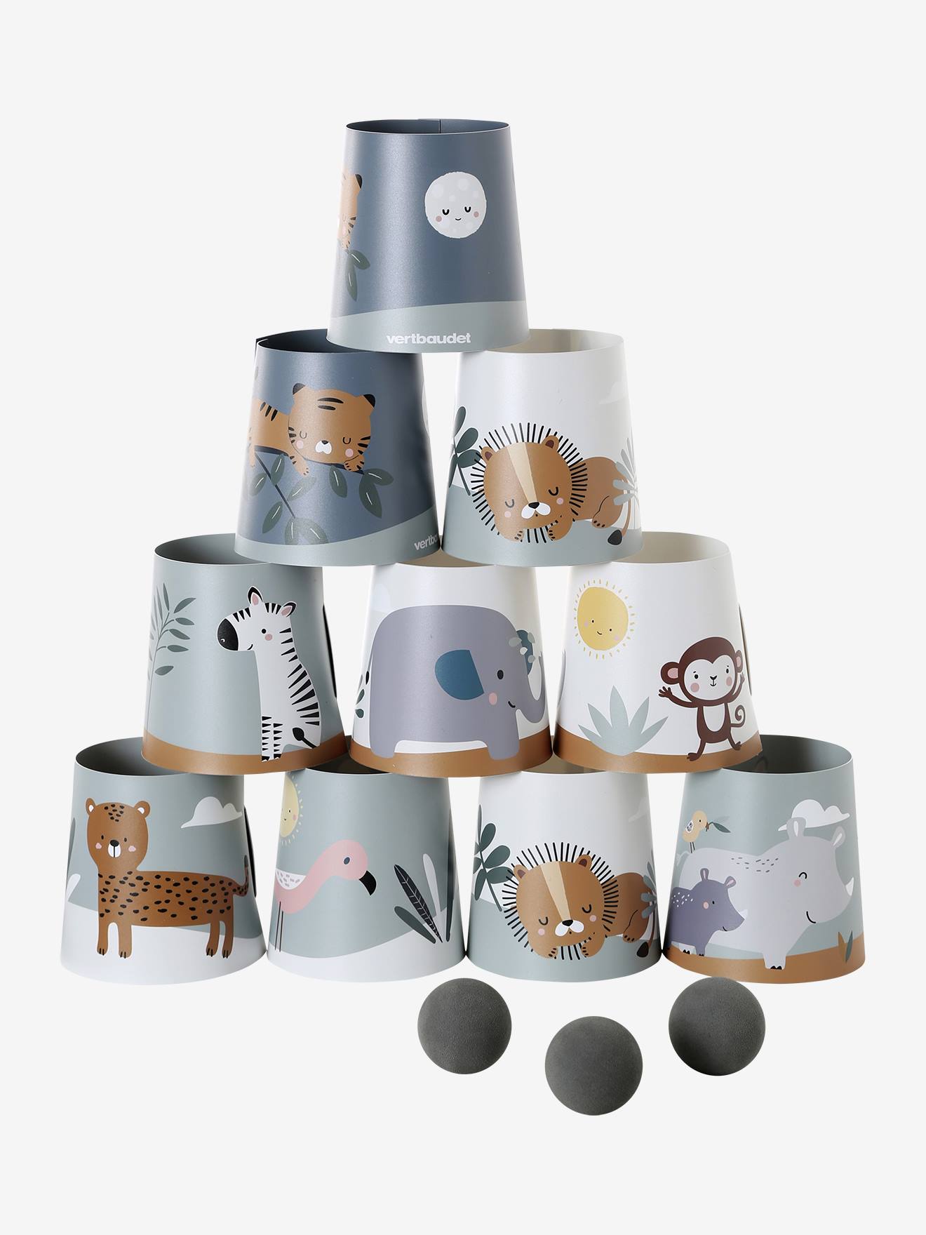 Jeu Chamboule tout TANZANIE vert