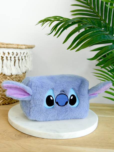 Fille-Trousse de toilette Disney Stitch en fausse fourrure