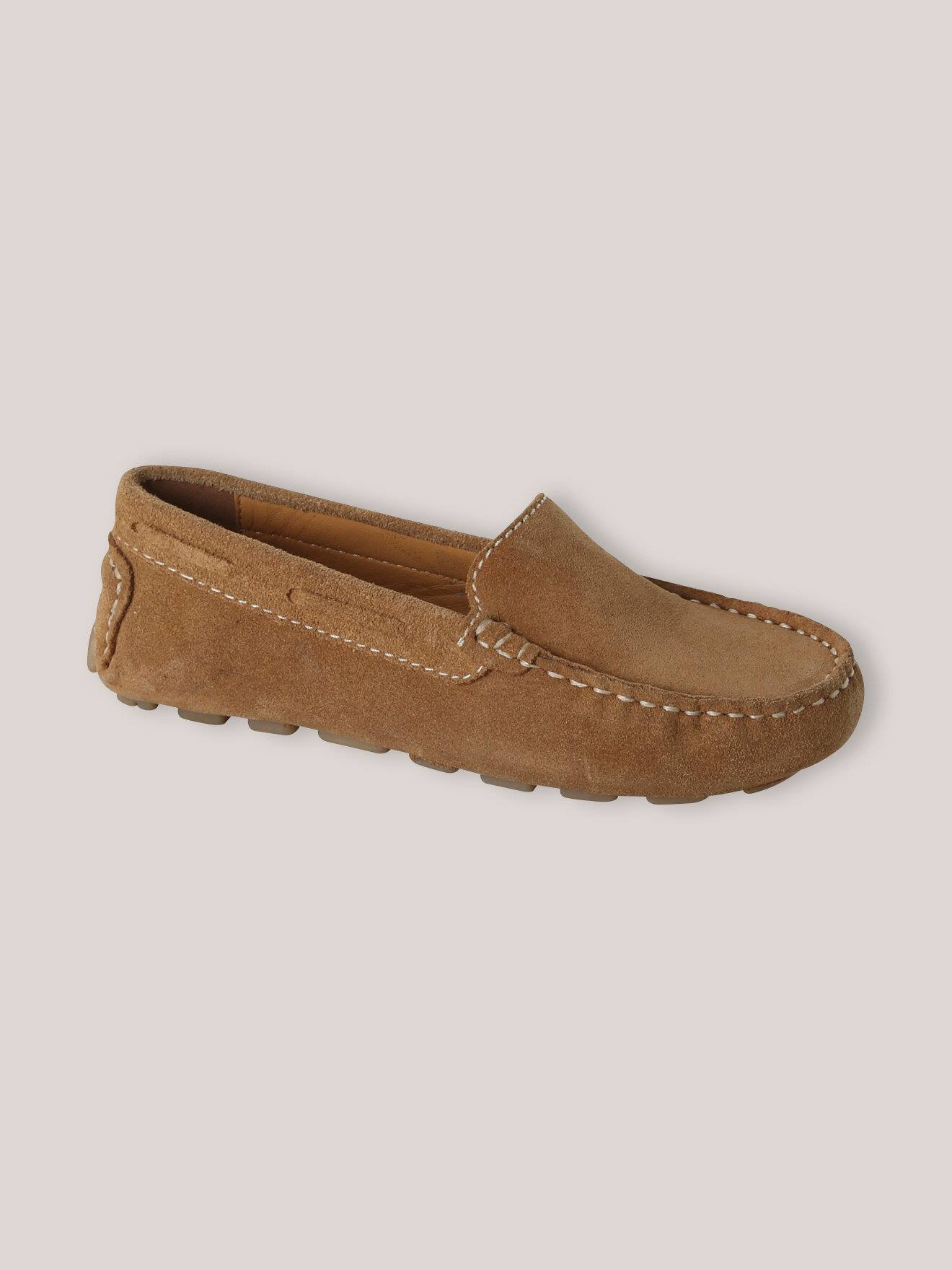 Mocassins Suédés Garçon Beige