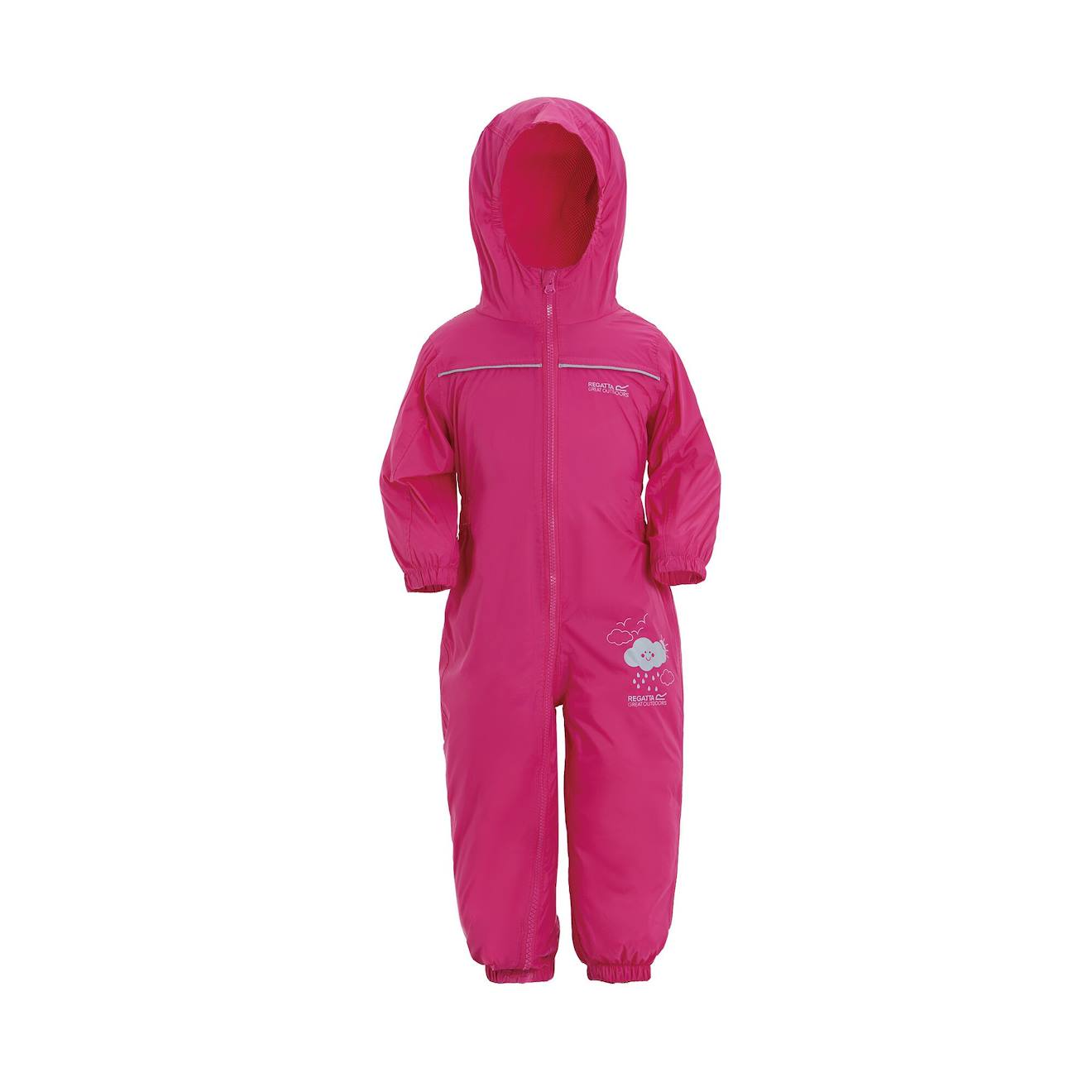 Combinaison Imperméable Bébé Polyamide Puddle Iv Rose