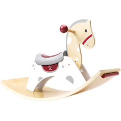 Jouet-Premier âge-Bascules, chariots de marche, trotteurs et porteurs-Cheval à bascule 2 en 1