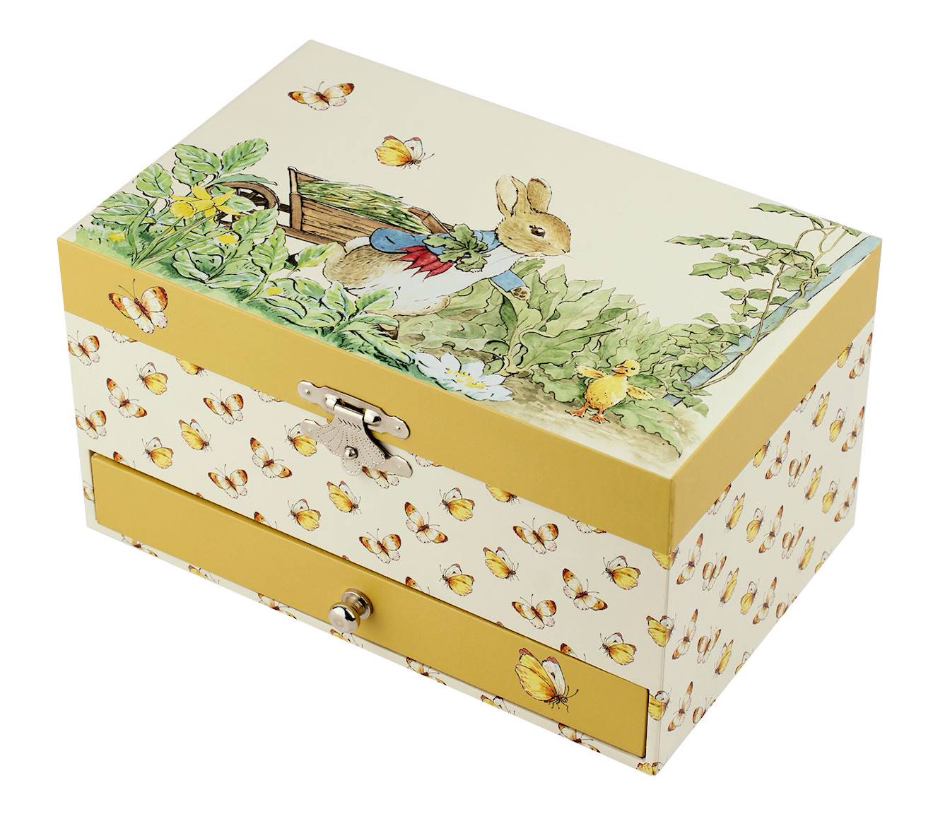 Boite À Bijoux Musicale Peter Rabbit Beige