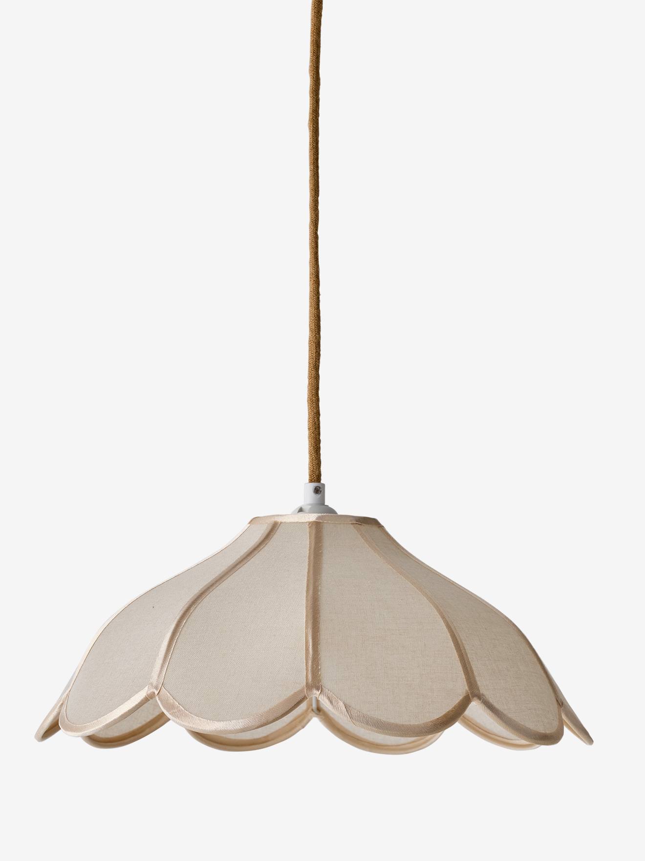 Abat-jour fleur en tissu pour suspension écru (Vertbaudet) - Image 2