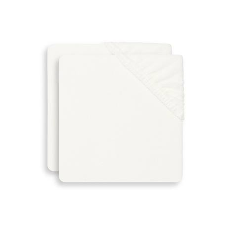 Jollein - Housse Matelas À Langer Éponge (2 Pcs) En Coton Ivoire