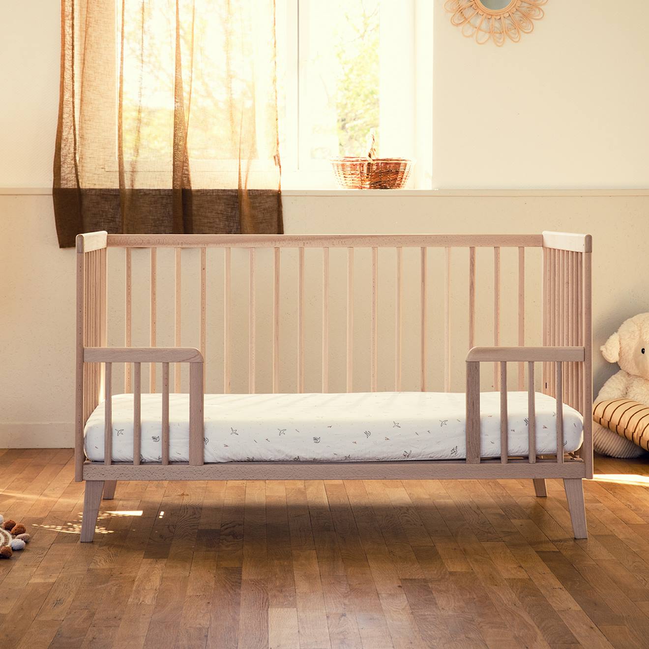 Lit Bébé Evolutif Turia Blanc