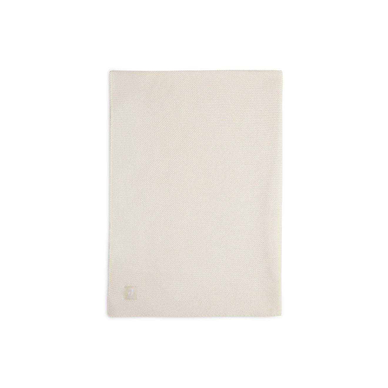 Couverture Berceau Knit En Coton Ivoire