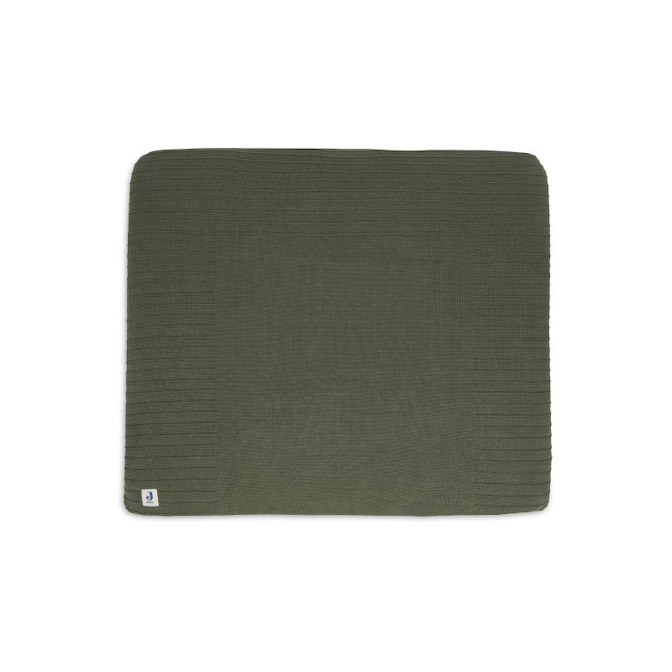 Housse Matelas À Langer Pure Knit Coton Gots Vert Feuilles