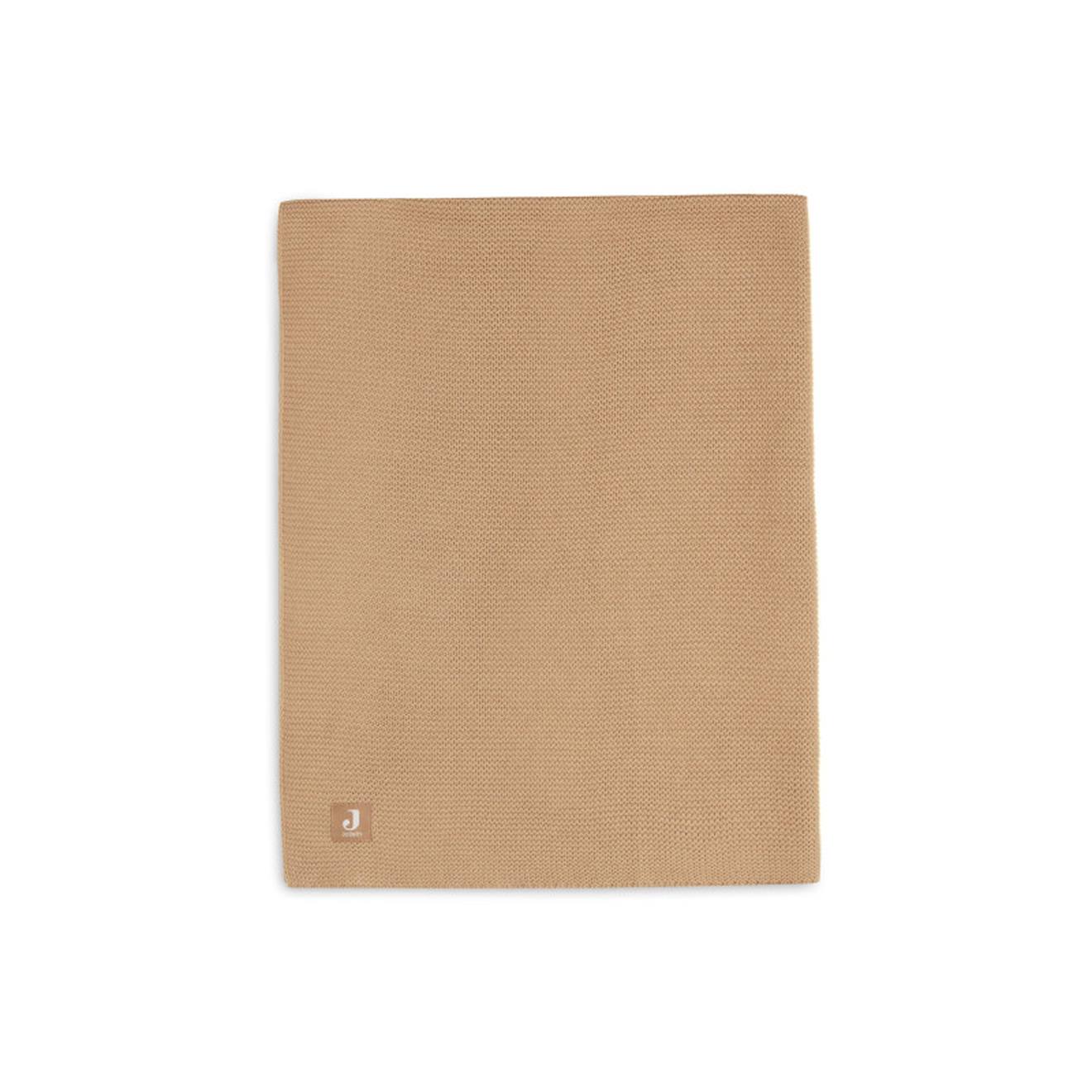 Couverture Berceau Knit En Coton Biscuit