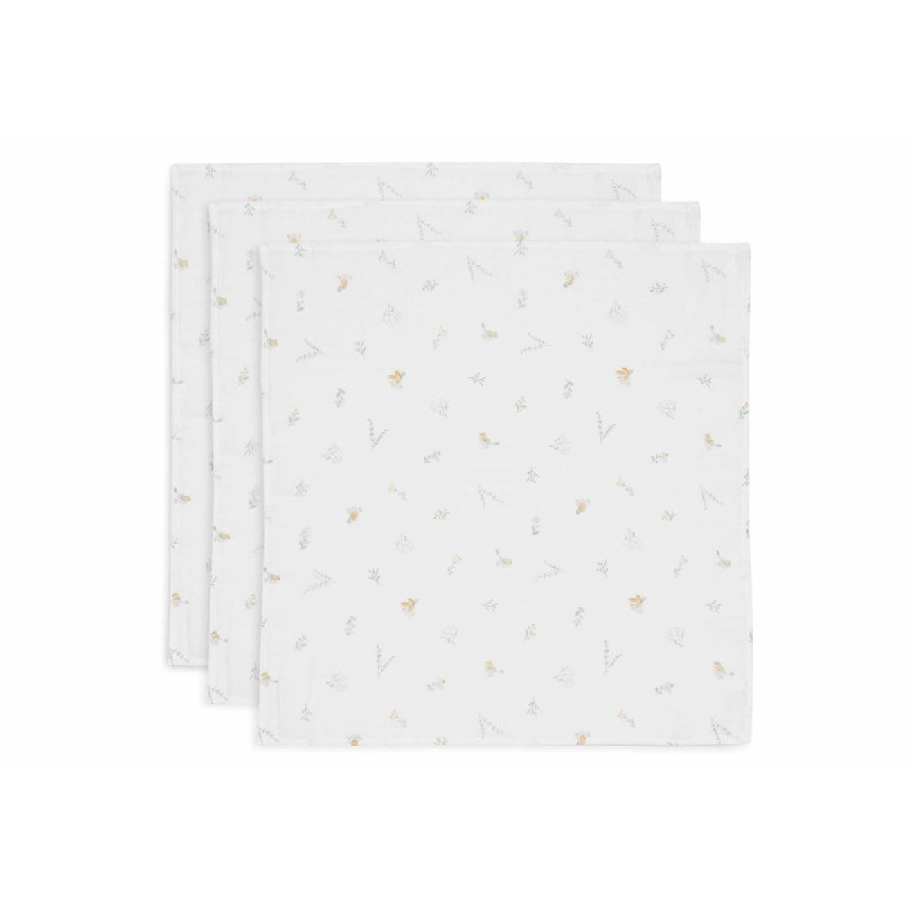Lot De 3 Langes Gaze De Coton Lovely Birds