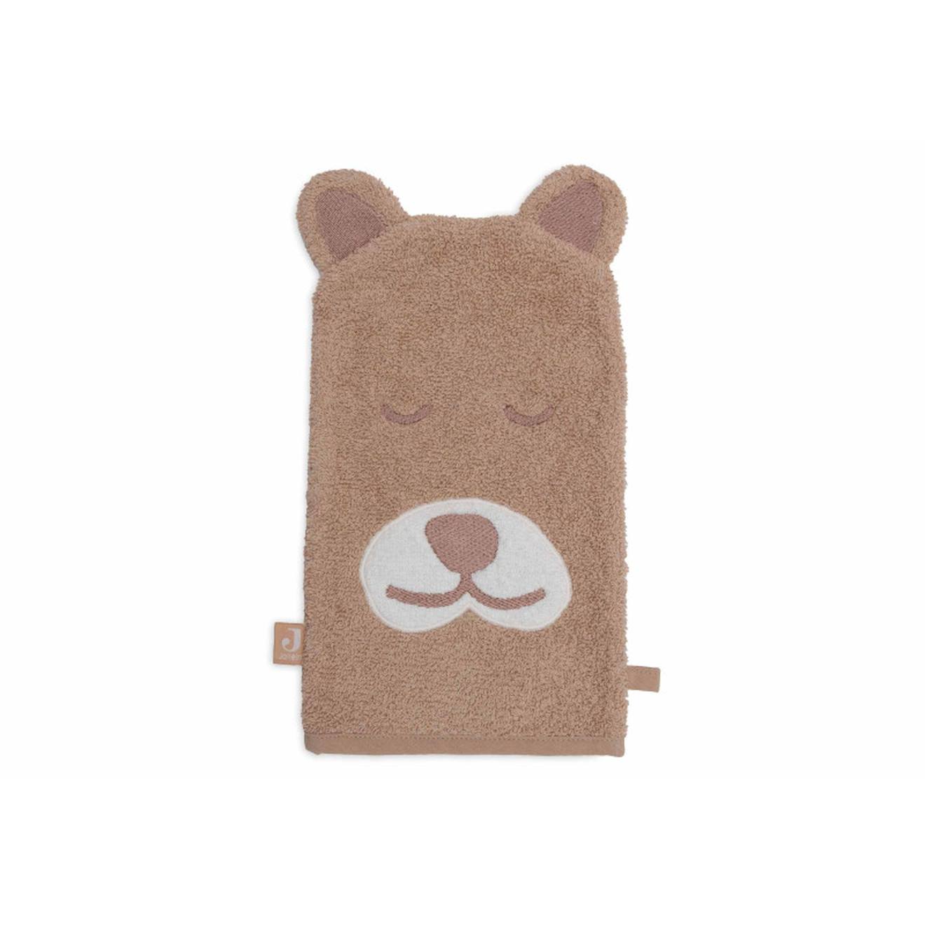 Gant De Toilette Éponge En Coton Biscuit