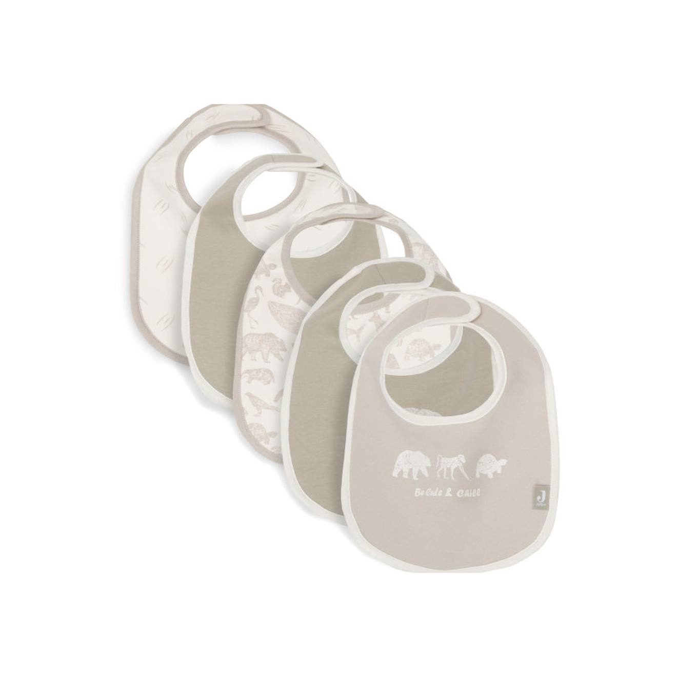 Lot De 5 Bavoirs Enfant Animaux