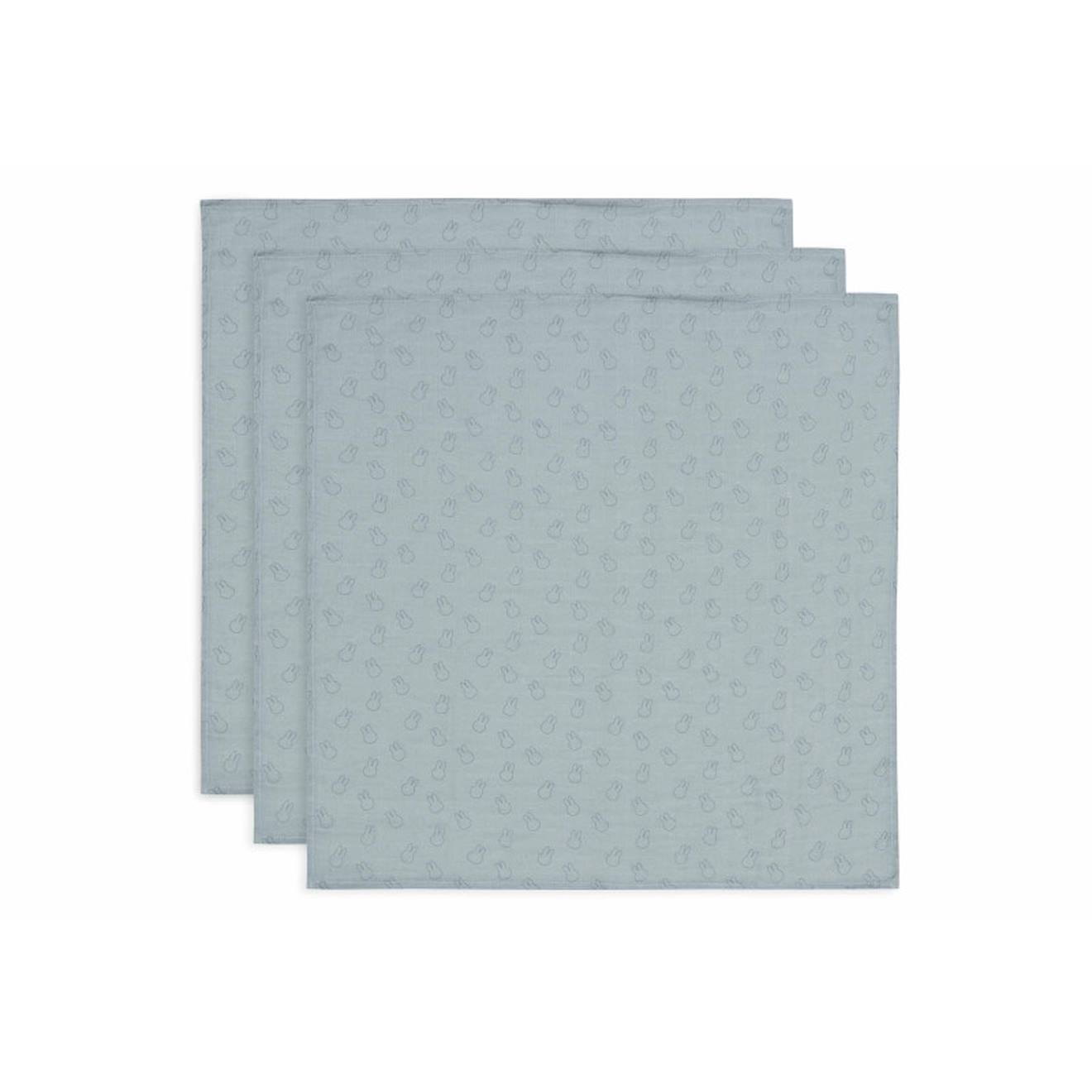 Lot De 3 Langes Gaze De Coton Vert D'eau