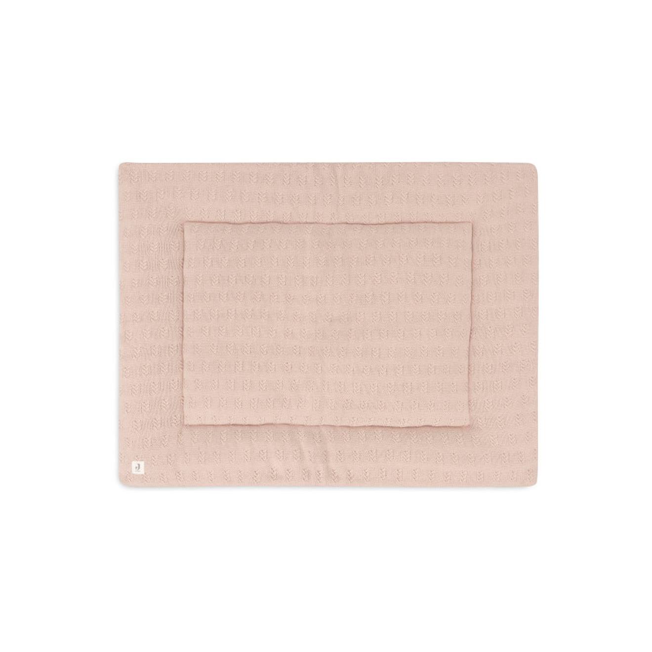Tapis De Parc Bébé Grain Knit Rose Sauvage