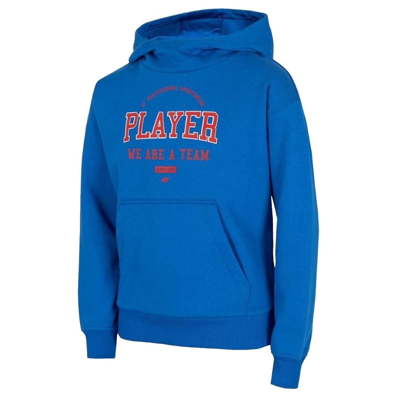 Sweat À Capuche Coton Bleu