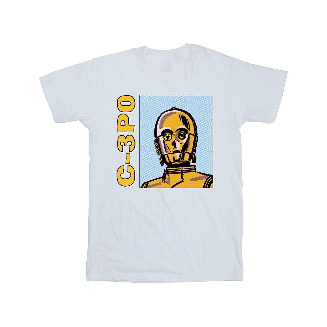 T-shirt C3po Coton Star Wars Blanc