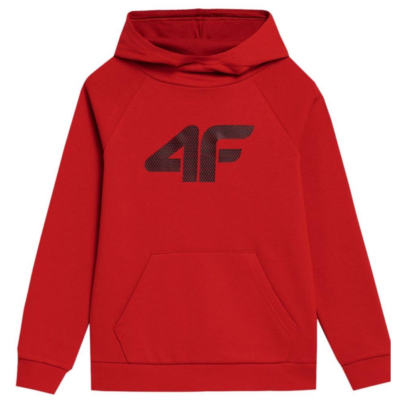 Sweat À Capuche Coton Rouge
