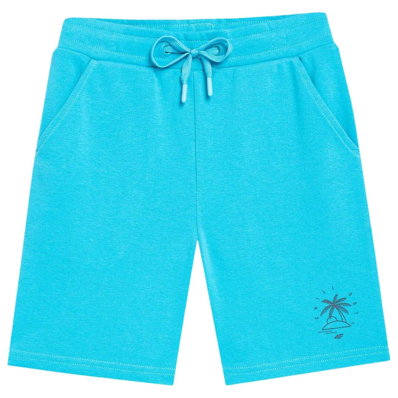 Short Coton Bleu