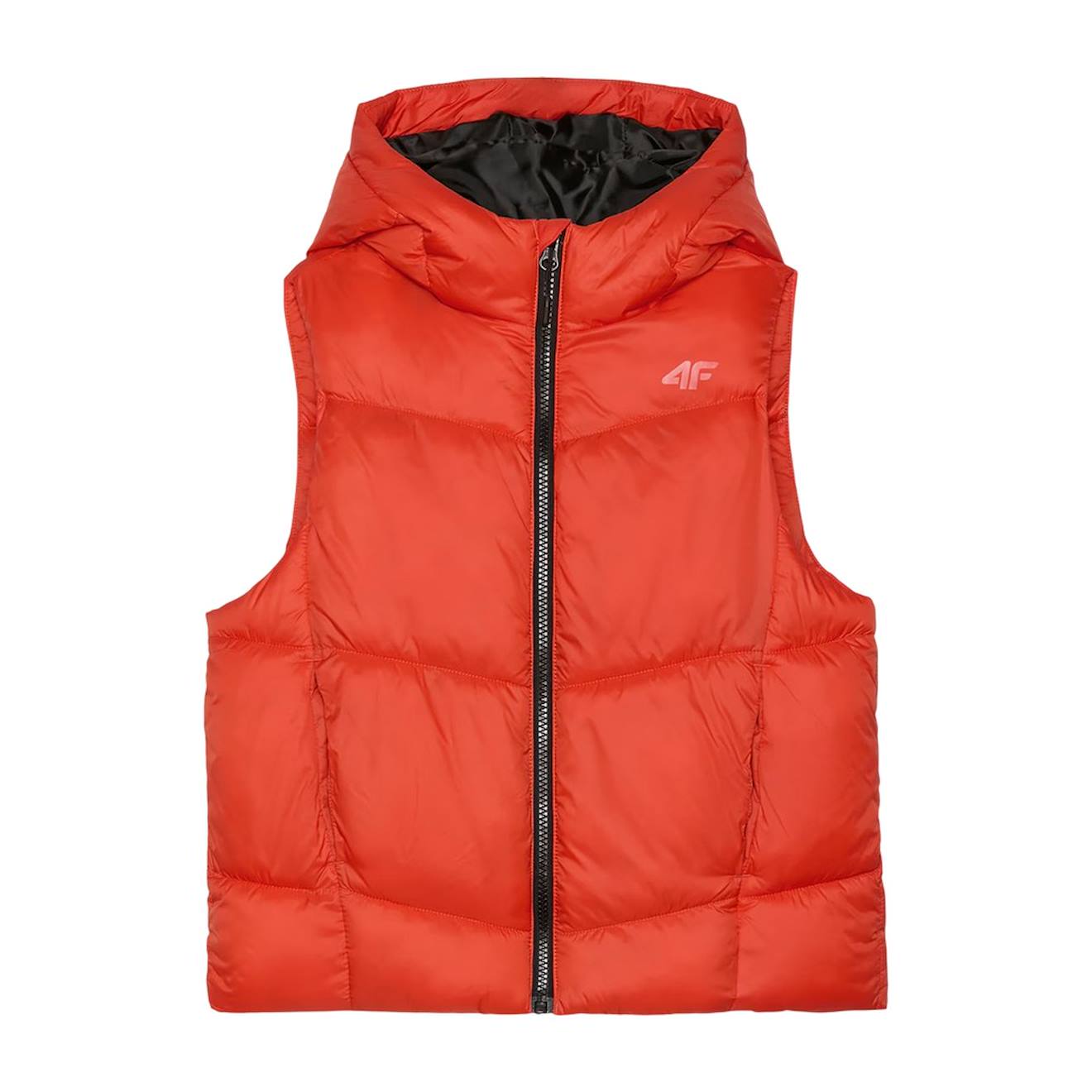 Veste Sans Manches Synthétique Rouge