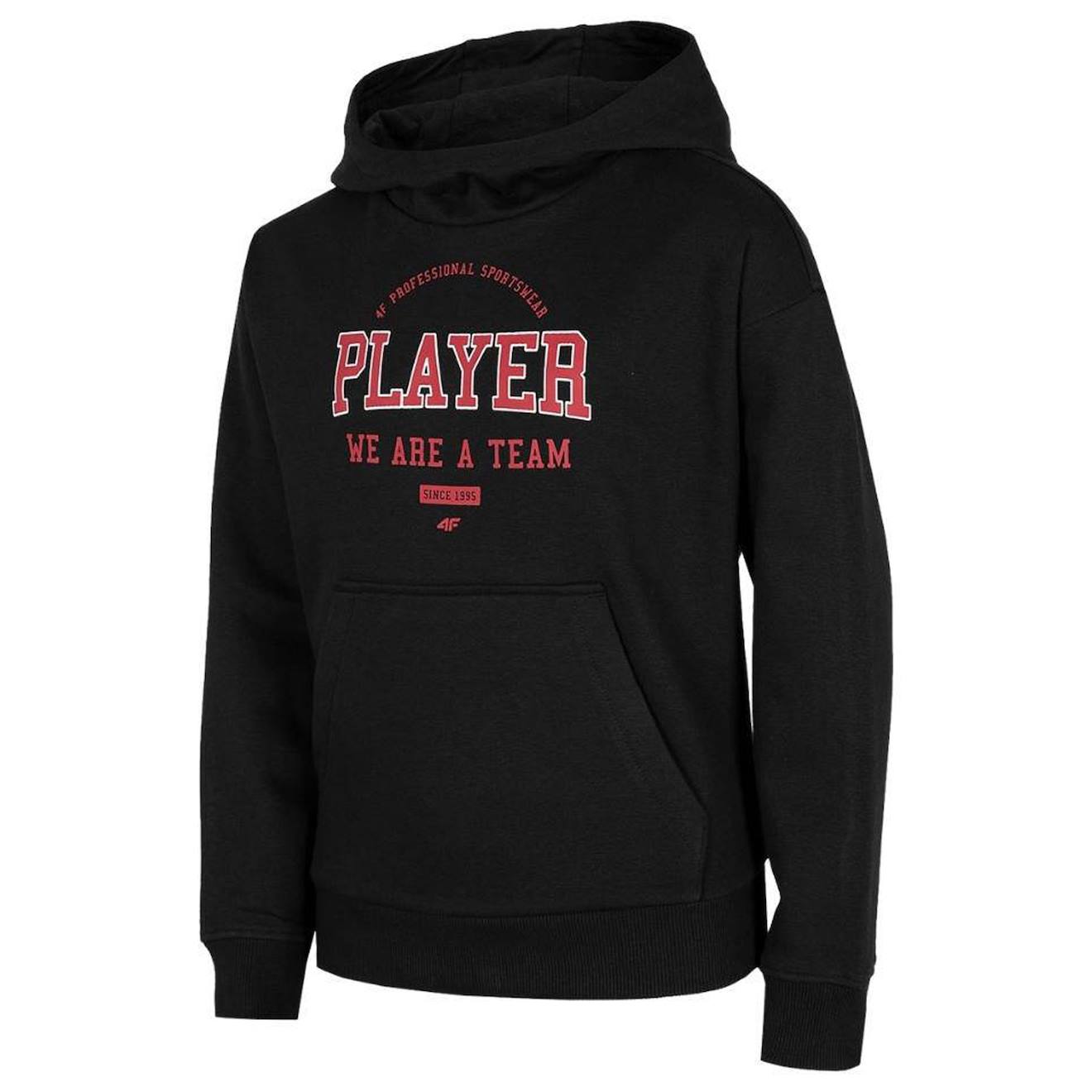 Sweat À Capuche Coton Noir